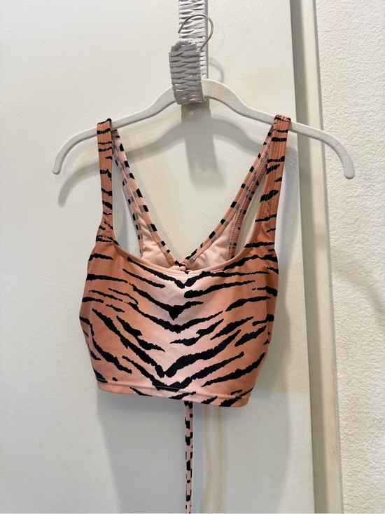 Merona Other - Peach Tiger-Print Bralette bikini swimsuit Top XL